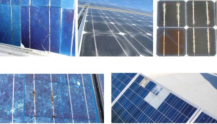 Corrosion on solar panels